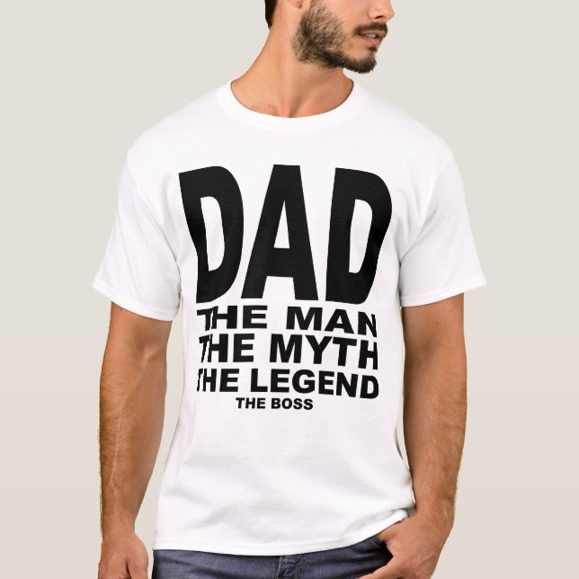 Camiseta Pai do mito T-Shirt (Frente)