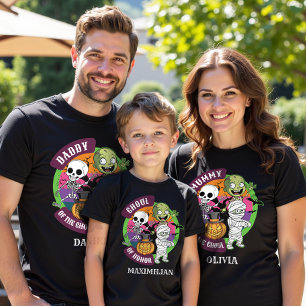 Camiseta Pai do Monstro do Dia das Bruxas Spooky