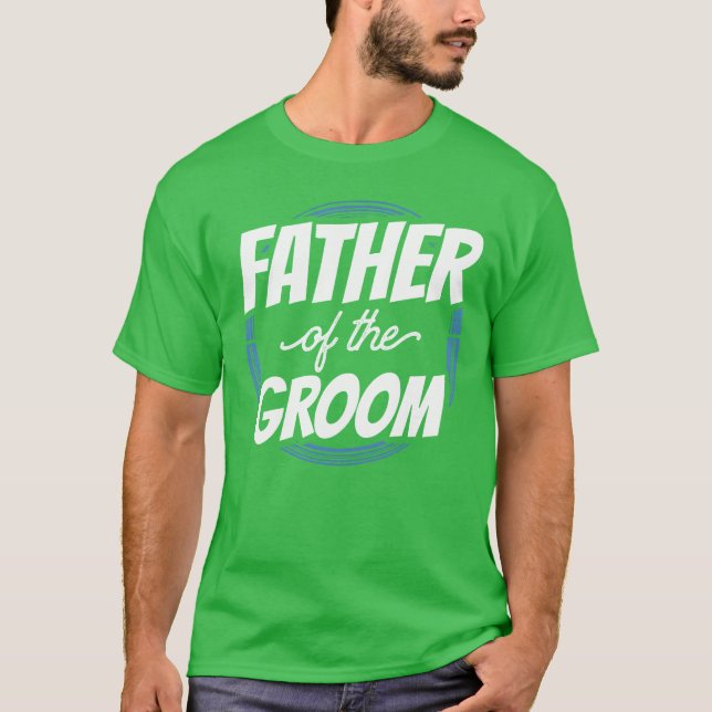 Camiseta Pai Do Noivo Festa de Solteiro Casamento retrô (Frente)