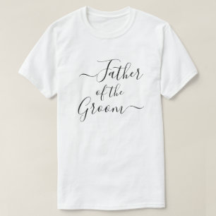 Camiseta Pai do Noivo roteiro moderno festa de casamento