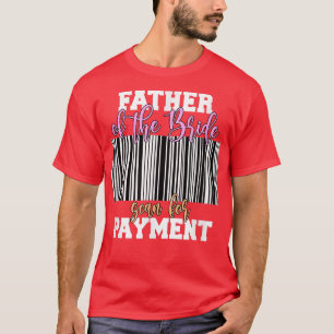 Camiseta Pai do Noivo Scan para Pagamento Recepção de Casam