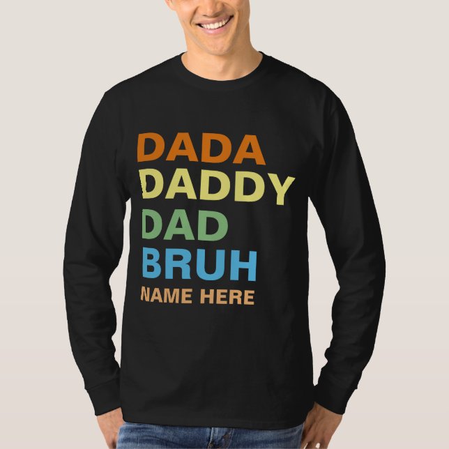 Camiseta Pai do PAI DADA BRUH (Frente)