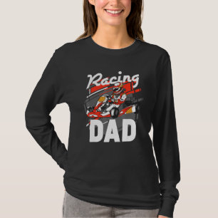 Camiseta Pai do Pai Kart, Corrida de Tripulação Go Kart Spe