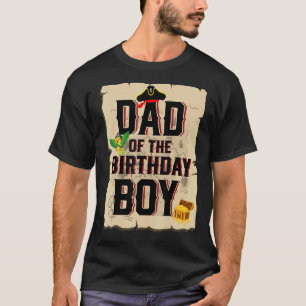 Camiseta Pai Do Pai Pirata De Aniversário, Tema 5 B