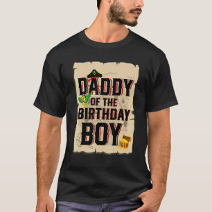 Camiseta Pai Do Pai Pirata De Aniversário Tema 5t