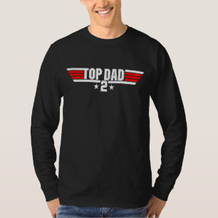 Camiseta Pai Do Pai Superior Do excelente2 Pai De Dois Dias