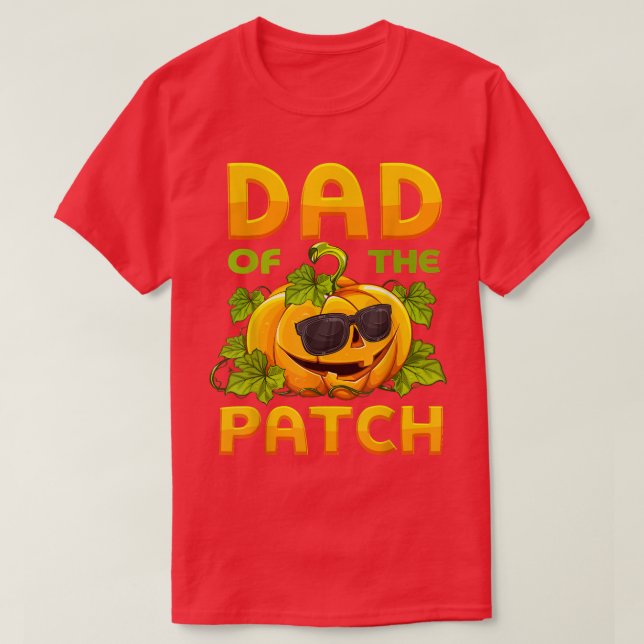 Camiseta Pai Do Patch Da Família Que Corresponde Ao Dia Das (Frente do Design)