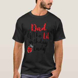 Camiseta Pai Do Pequeno Aniversário, Lady Ladybug Party Mat