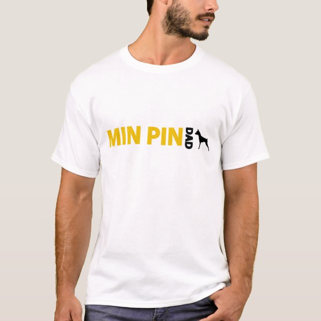 Camiseta Pai do Pinscher diminuto (Frente)