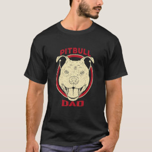 Camiseta Pai do Pitbull Masculino Cão Pit Bull Americano Ma