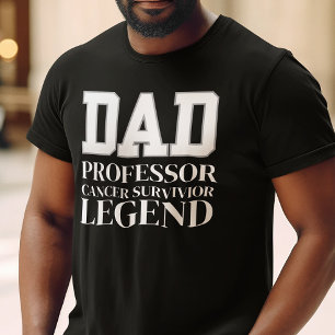 Camiseta Pai do professor de consciência do cancer, present