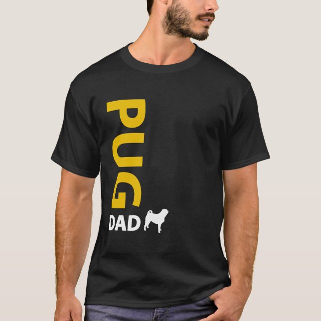 Camiseta Pai do Pug (Frente)
