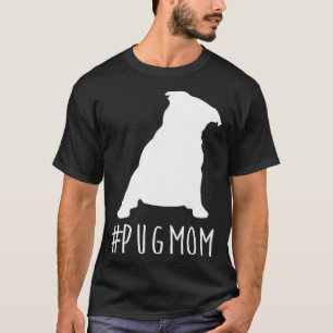 Camiseta Pai do Pug Hashtag mãedopug