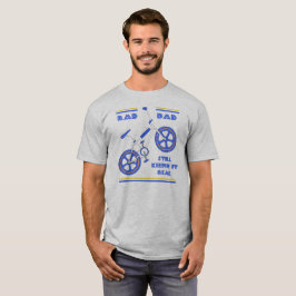 Camiseta Pai do Rad dos azuis marinhos - ainda Keepin ele