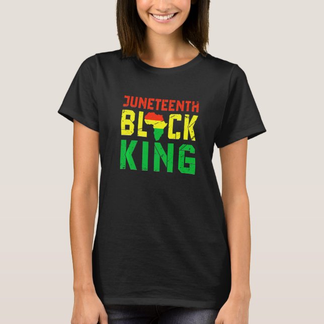 Camiseta Pai do Rei Negro Melanin (Frente)
