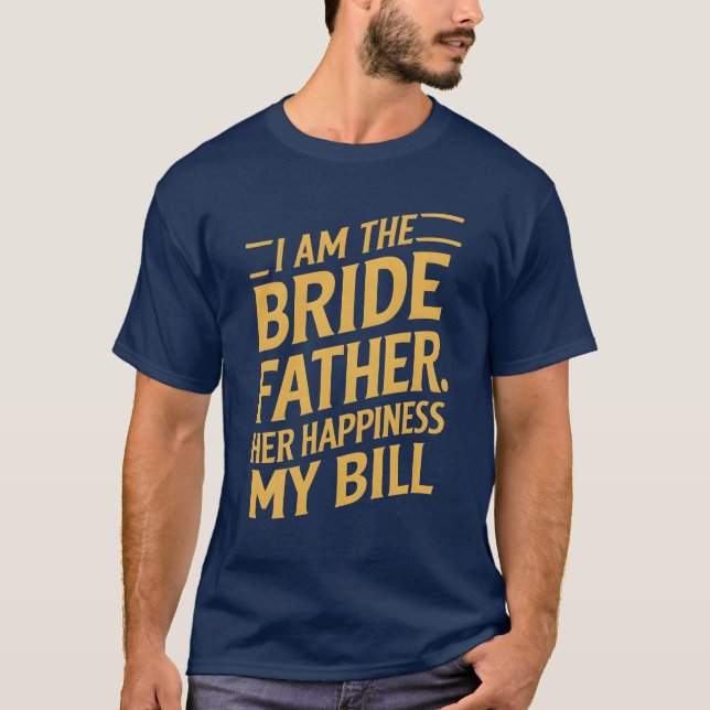 Camiseta Pai do Retro da Noiva Bill (Frente)