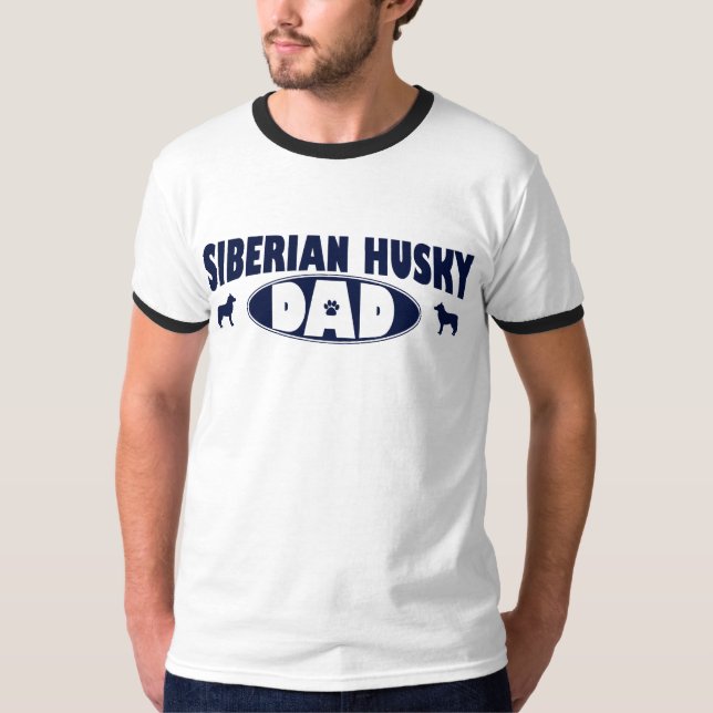 Camiseta Pai do rouco Siberian (Frente)
