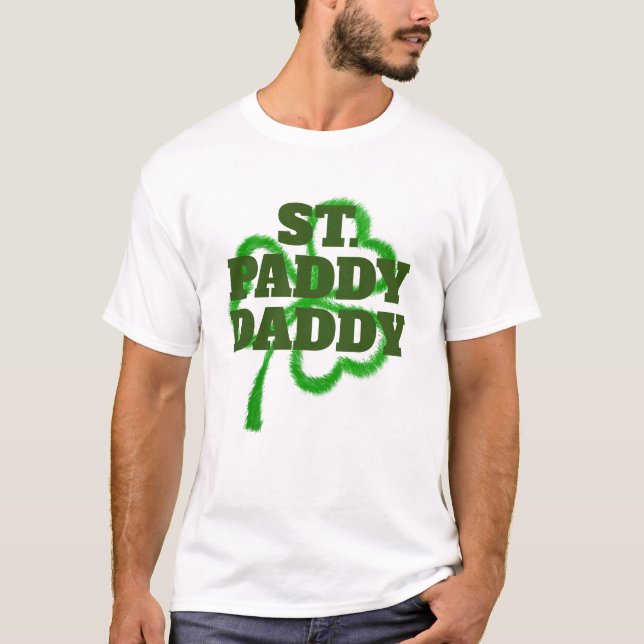 Camiseta Pai do Santo do Dia de São Patrício do Pai Paddy (Frente)