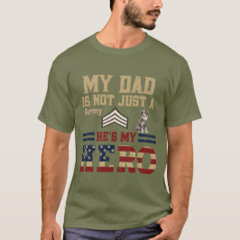 Camiseta Pai do Sargento do Exército Shepherd Australiano