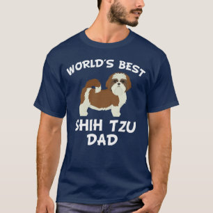 Camiseta Pai do Shih Tzu do mundo o melhor