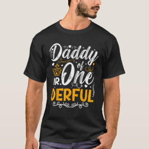 Camiseta Pai do Sr. One Derful Party Matching Family 1rua B