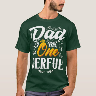 Camiseta Pai do Sr. primeiro aniversario Maravilhoso First