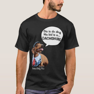 Camiseta Pai do t-shirt do Dachshund