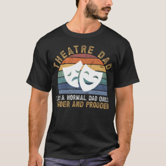 Camiseta Pai do Teatro Alto Ator do Teatro Pai/Atriz Pai