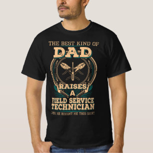 Camiseta Pai do Técnico do Proud Field Service