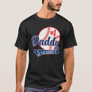 Camiseta Pai do Tema de Baseball do primeiro aniversario Ro