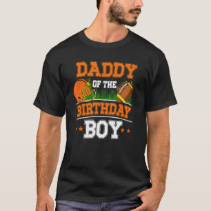 Camiseta Pai Do Tema De Futebol Do Aniversário Bd