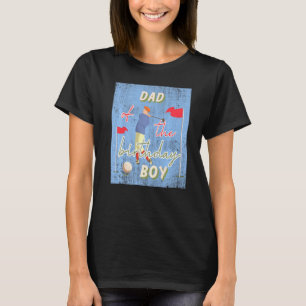 Camiseta Pai Do Tema De Golfe Do Garoto De Aniversário Que 