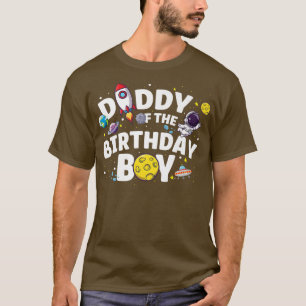 Camiseta Pai Do Tema Espacial Mens Astronauta Do Nascimento