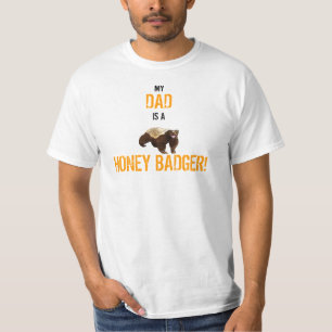 CAMISETA PAI DO TEXUGO DE MEL