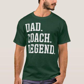 Camiseta Pai do Treinador de Legenda do pai 