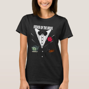 Camiseta Pai do Tuxedo de Noiva Casamento Grupo de Amostras