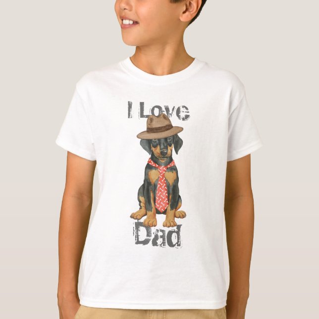 Camiseta Pai Doberman (Frente)