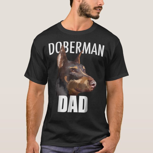 Camiseta Pai Doberman Essential T-Shirt (Frente)