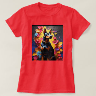 Camiseta Pai Doberman Mãe
