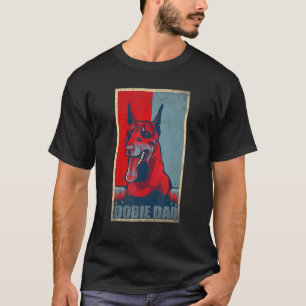 Camiseta Pai Dobie Doberman Antigo Pai Cachorro