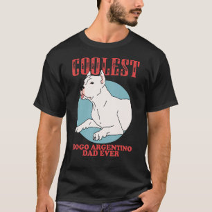 Camiseta Pai Dog Proprietário do Mens Dogo Argentino Dogo A