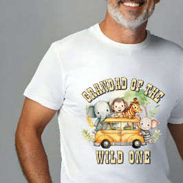 Camiseta Pai dos animais safari de aniversário dos Garotos