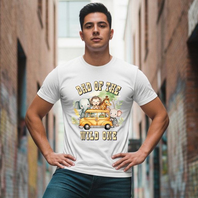 Camiseta Pai dos animais safari de aniversário dos Garotos  (Criador carregado)