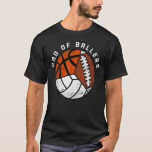 Camiseta Pai dos Atletas Masculinos   Volei Basquetebol Fut