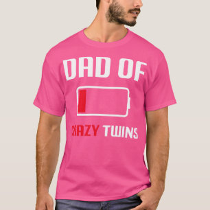 Camiseta Pai Dos Gêmeos Loucos