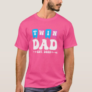 Camiseta Pai dos Gêmeos PAI GIRO EST. 2025 Futuro Padre T
