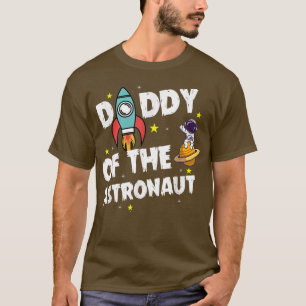 Camiseta Pai dos Homens do Tema Espacial do Astronauta - An