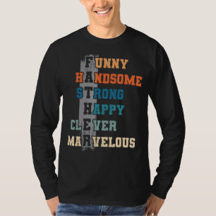 Camiseta Pai dos Mens Papa Melhor Pai Nunca Pais D