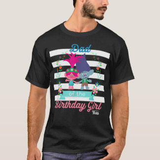 Camiseta Pai dos Trolls Dreamworks do Aniversário