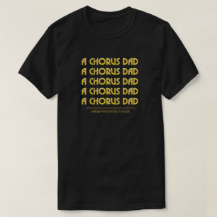 Camiseta Pai Dourado de coro